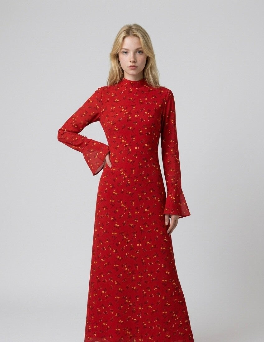 Maxidress with corset