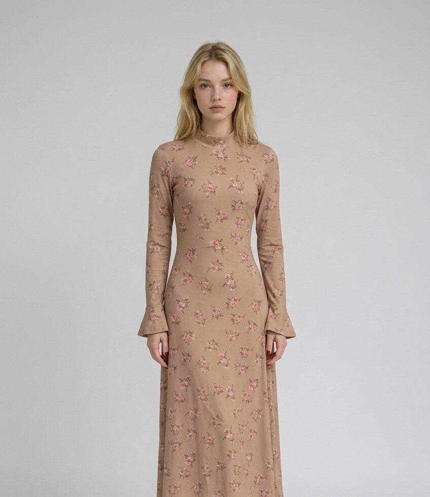Maxidress with corset