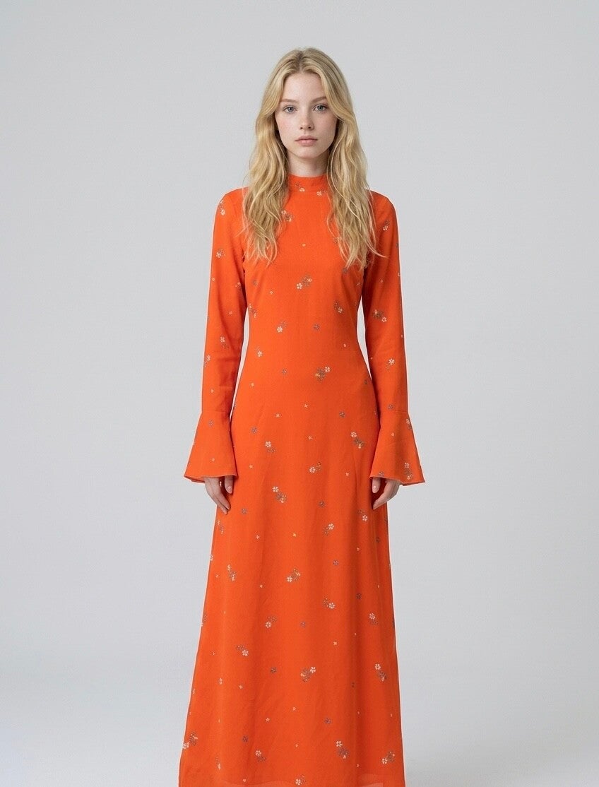 Maxidress with corset