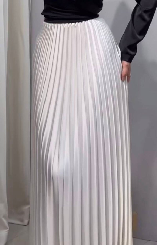 Maxi Pliseeröcke schimmernd