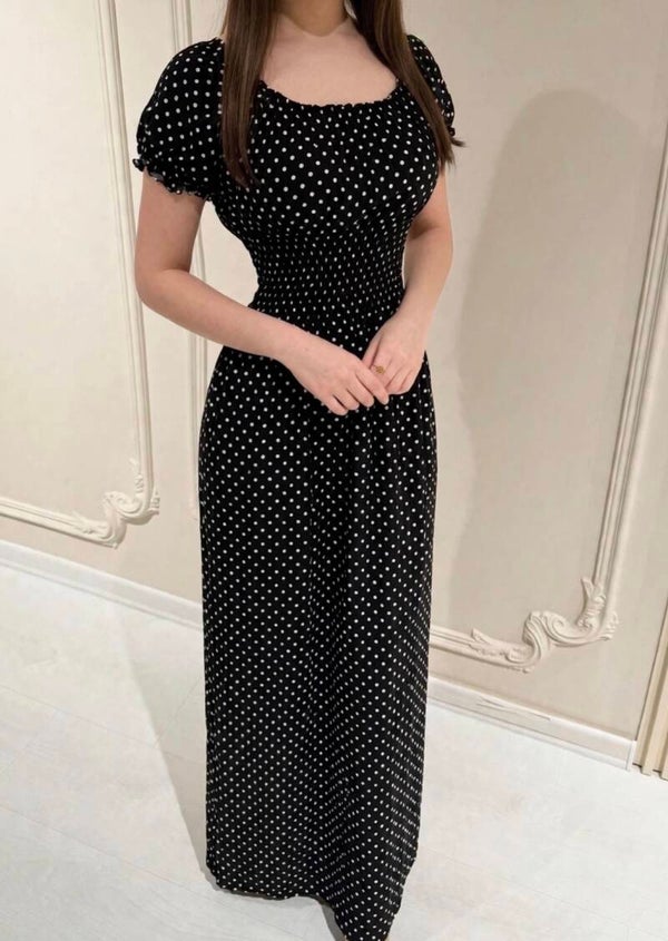 Maxi Dress short-sleeved