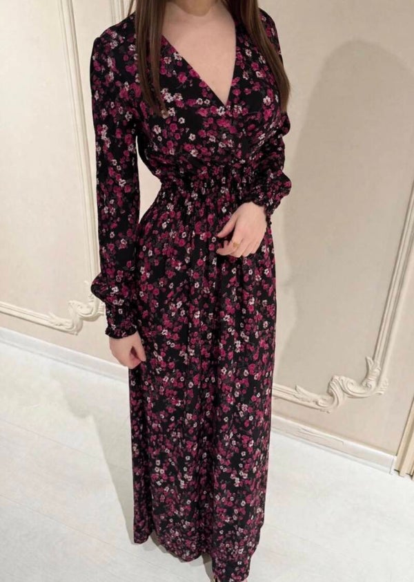 Maxi Dress long-sleeved