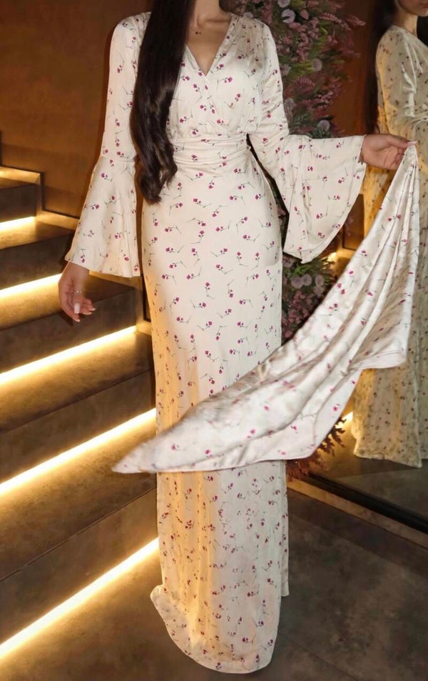 Dress With Scarf