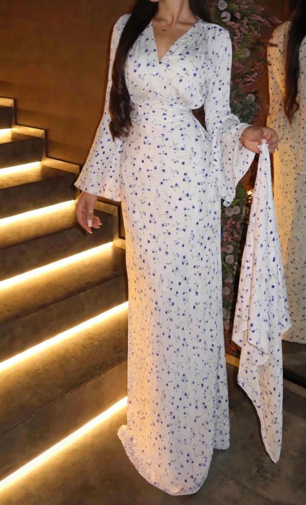 Dress With Scarf