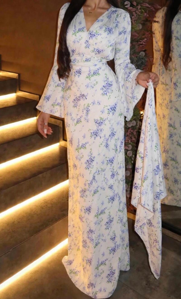 Dress With Scarf