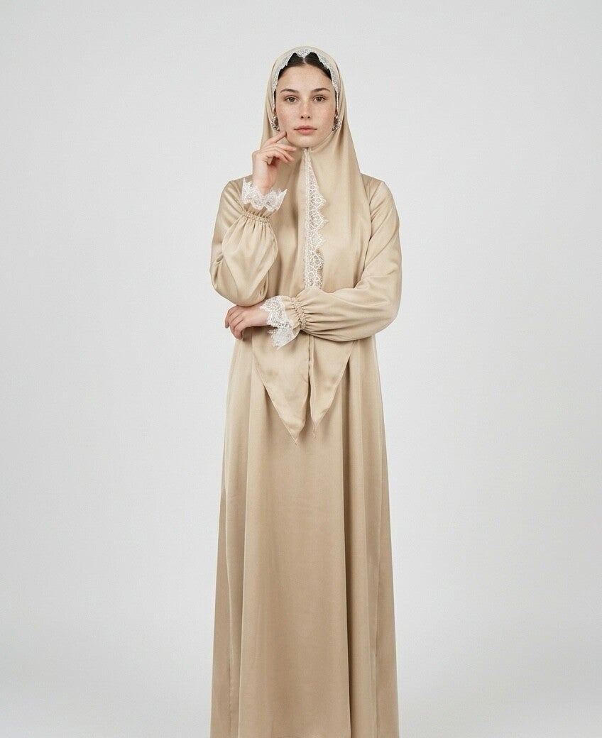 Abaya Set Creme