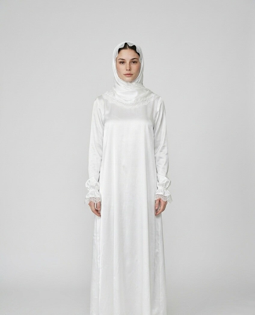 Abaya Set Weiß