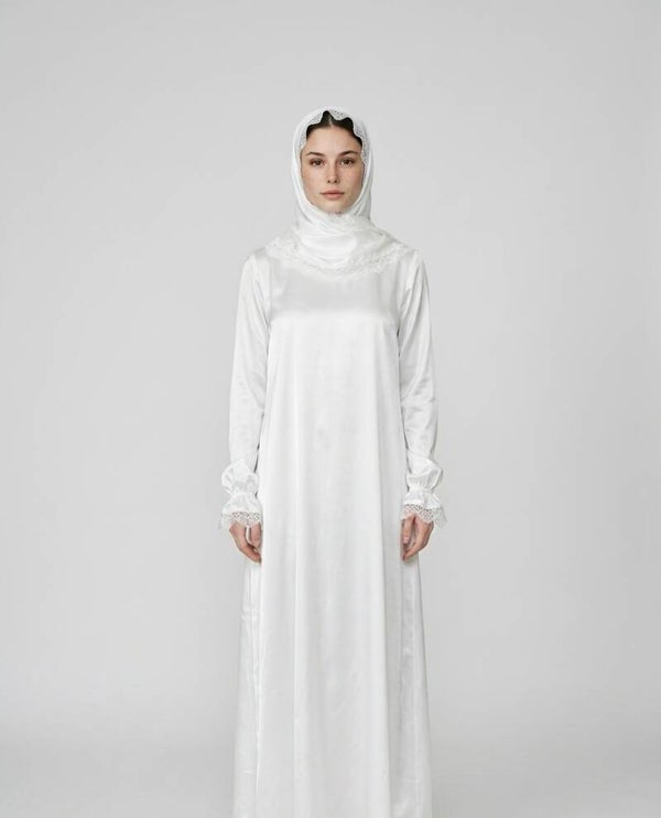 Abaya Set Weiß
