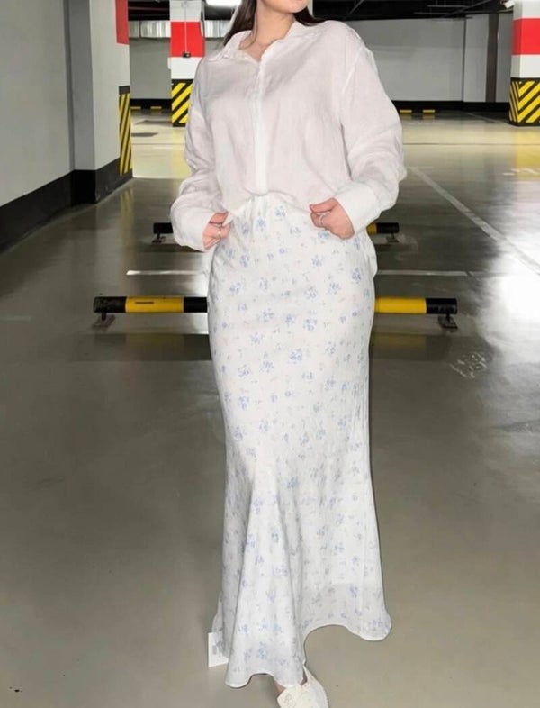 Linen Skirt Flora