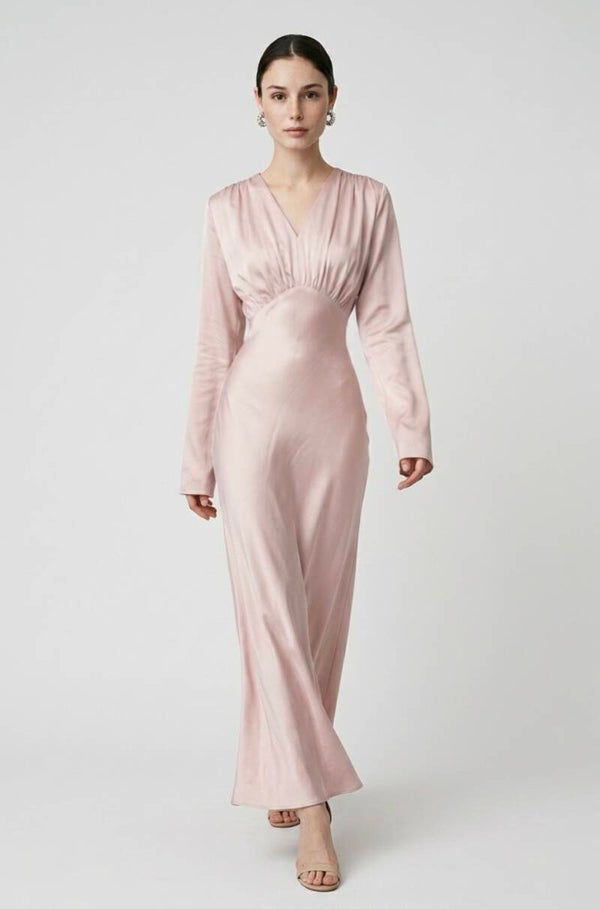 Luxe Satin Kleid