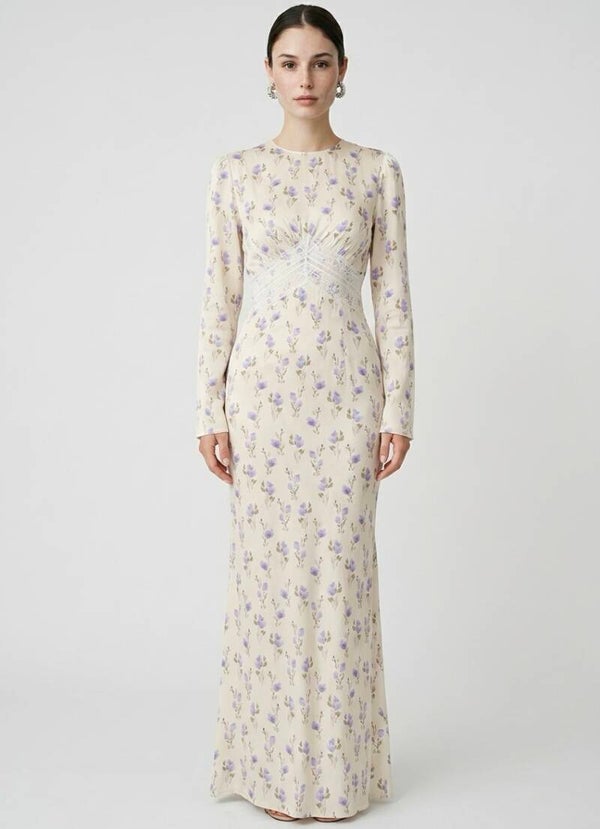 Maxikleid mit Spitze