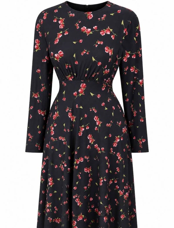 Maxikleid geblumt Jersey