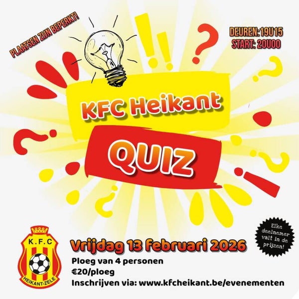 Quiz 13 februari 2026