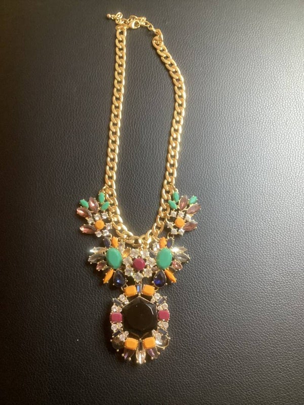 Radiant Charm: The Colorful Stylish Necklace