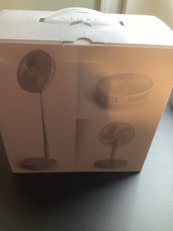 Brand New Fan (portable and chargeable); retail price: $49