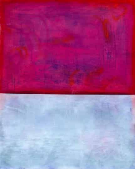 "Half Moon" Fuchsia 48x60