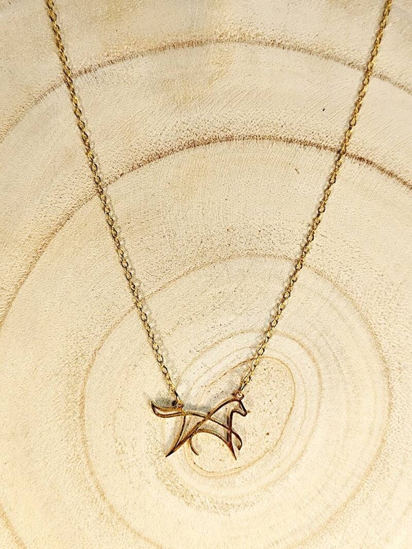 Collier cheval évidé