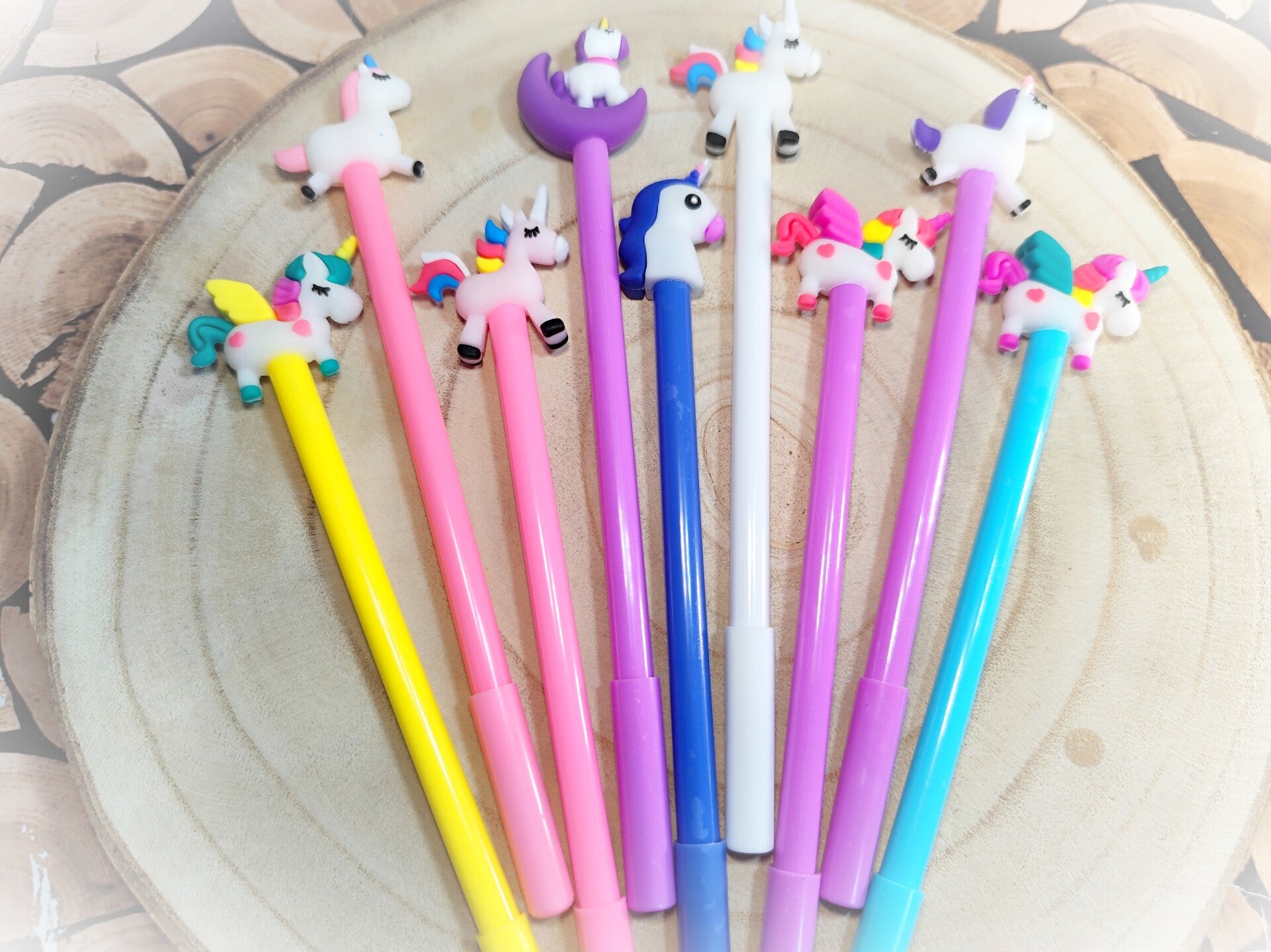 Stylos figurine licorne
