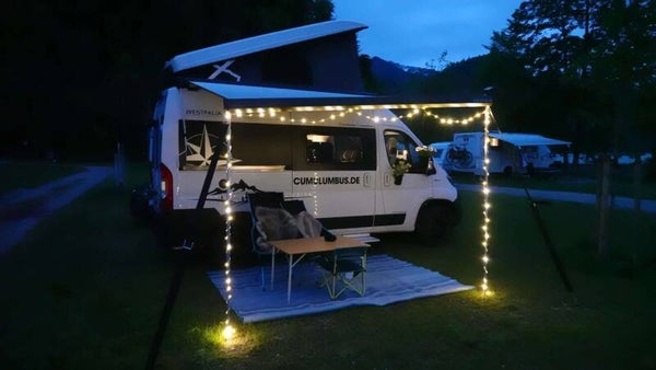 Solar lichtketting 10m. voor aan een luifel