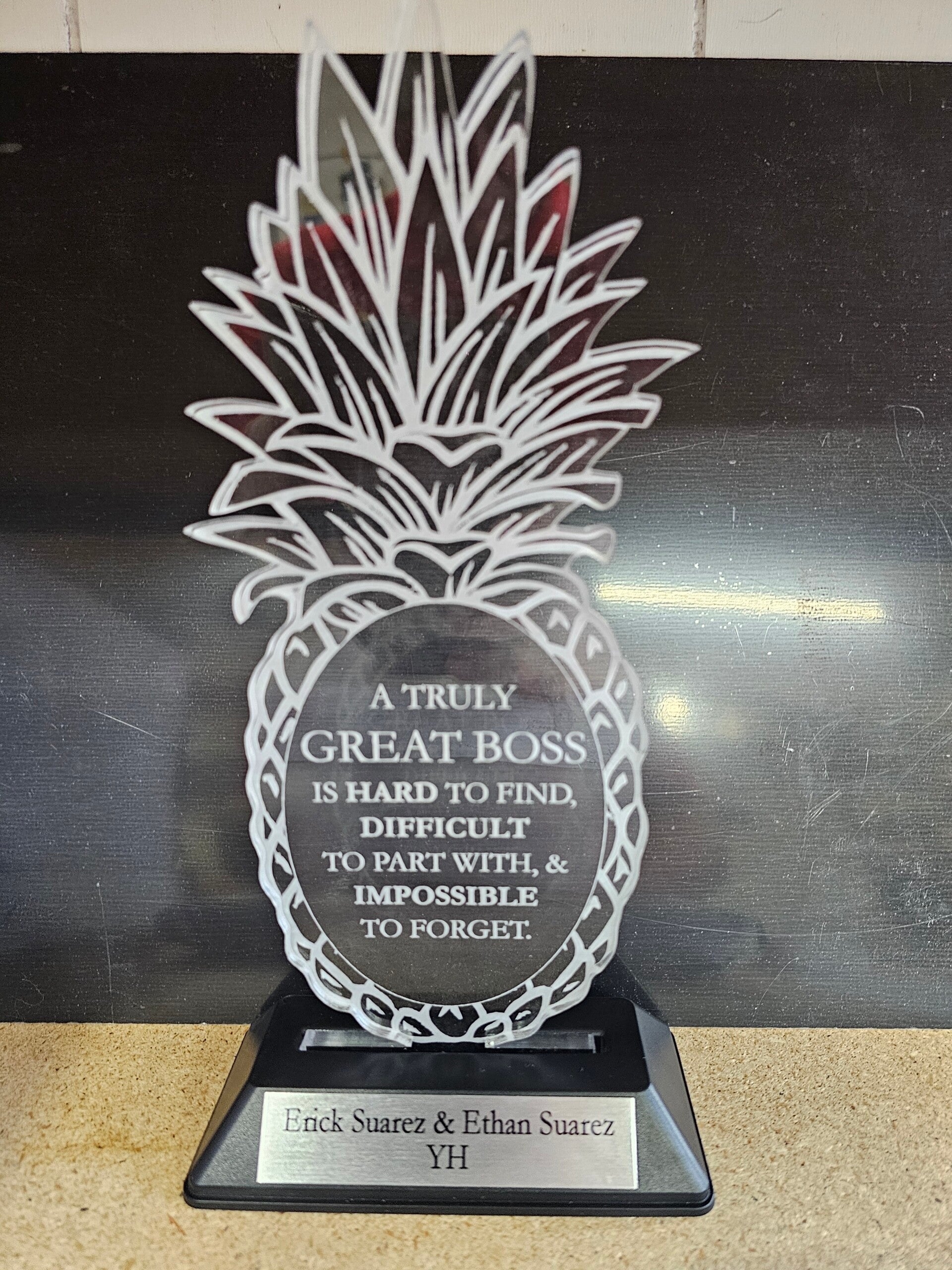 Custom Shaped Acrylic Award