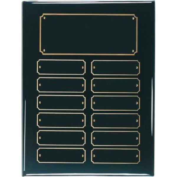 Black Piano Finish Completed Perpetual Plaque