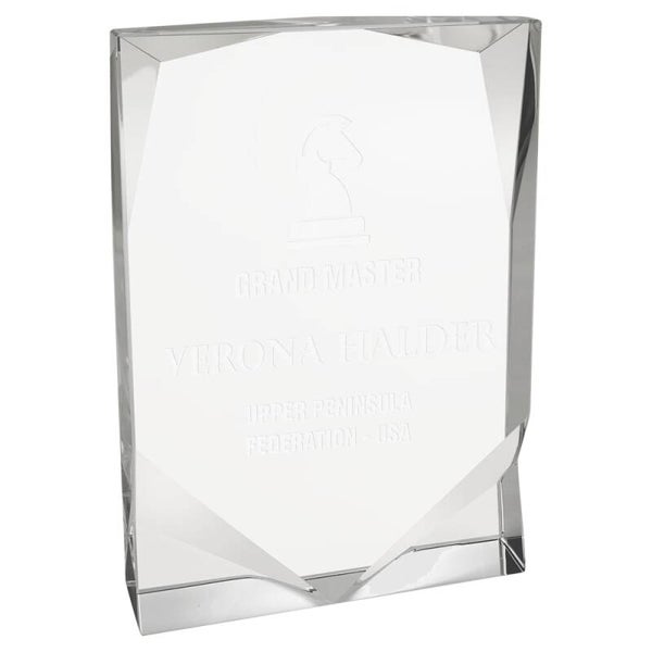 Crystal with Two Front Bevels