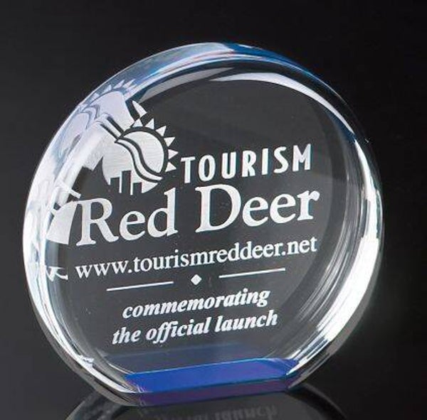 Mirror Edge Circle Acrylic Award