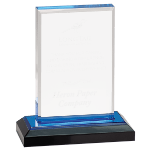 Beveled Impress Acrylic - Blue Accents