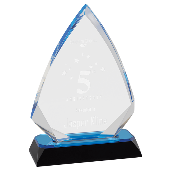 6 3/4" Arrow Diamond Impress Acrylic Award