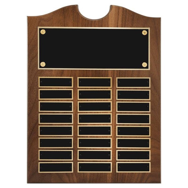 American Walnut Roster Plaque