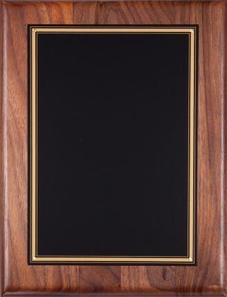 Classic Genuine Walnut Plaque