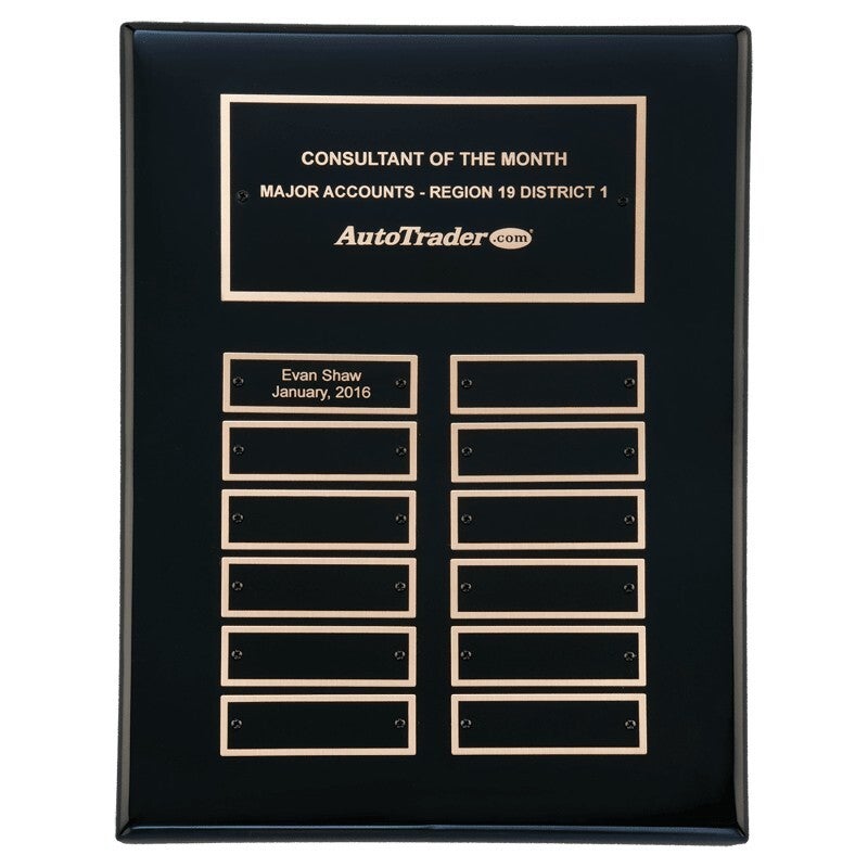 Airflyte Black Piano Perpetual Plaque