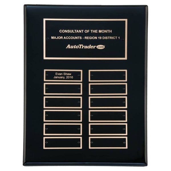 Airflyte Black Piano Perpetual Plaque