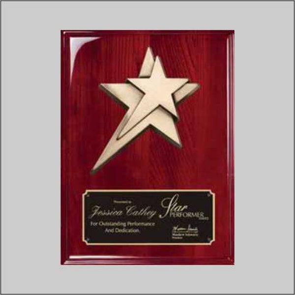 Rosewood Star Plaque