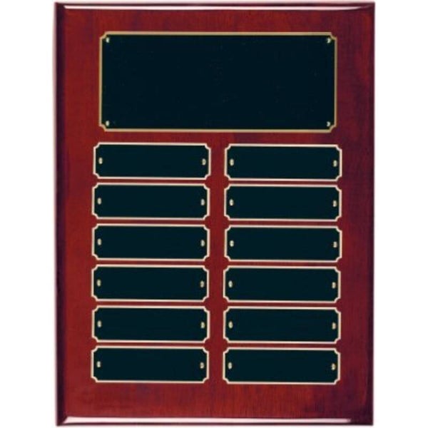 Rosewood Piano Finish Completed Perpetual Plaque