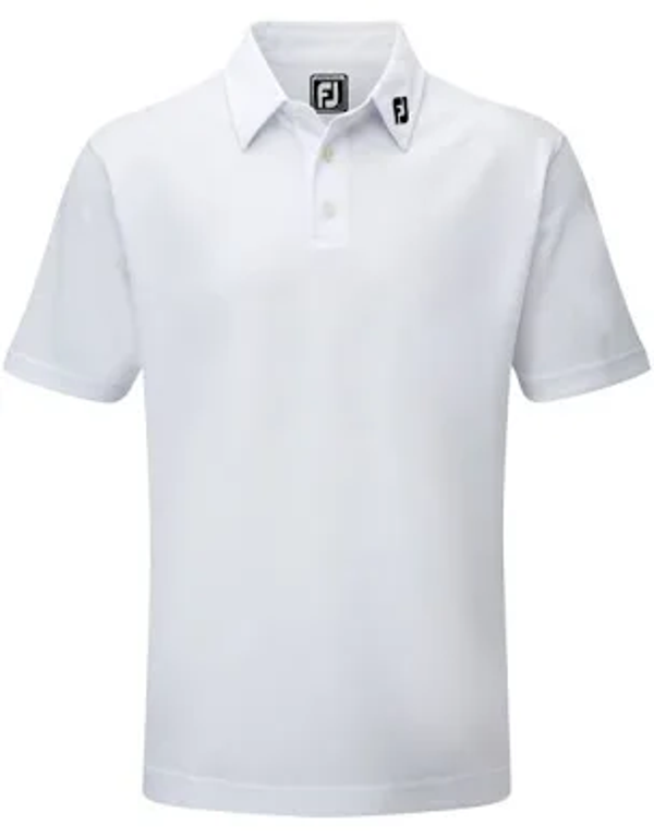 FootJoy Stretch Pique Solid - White
