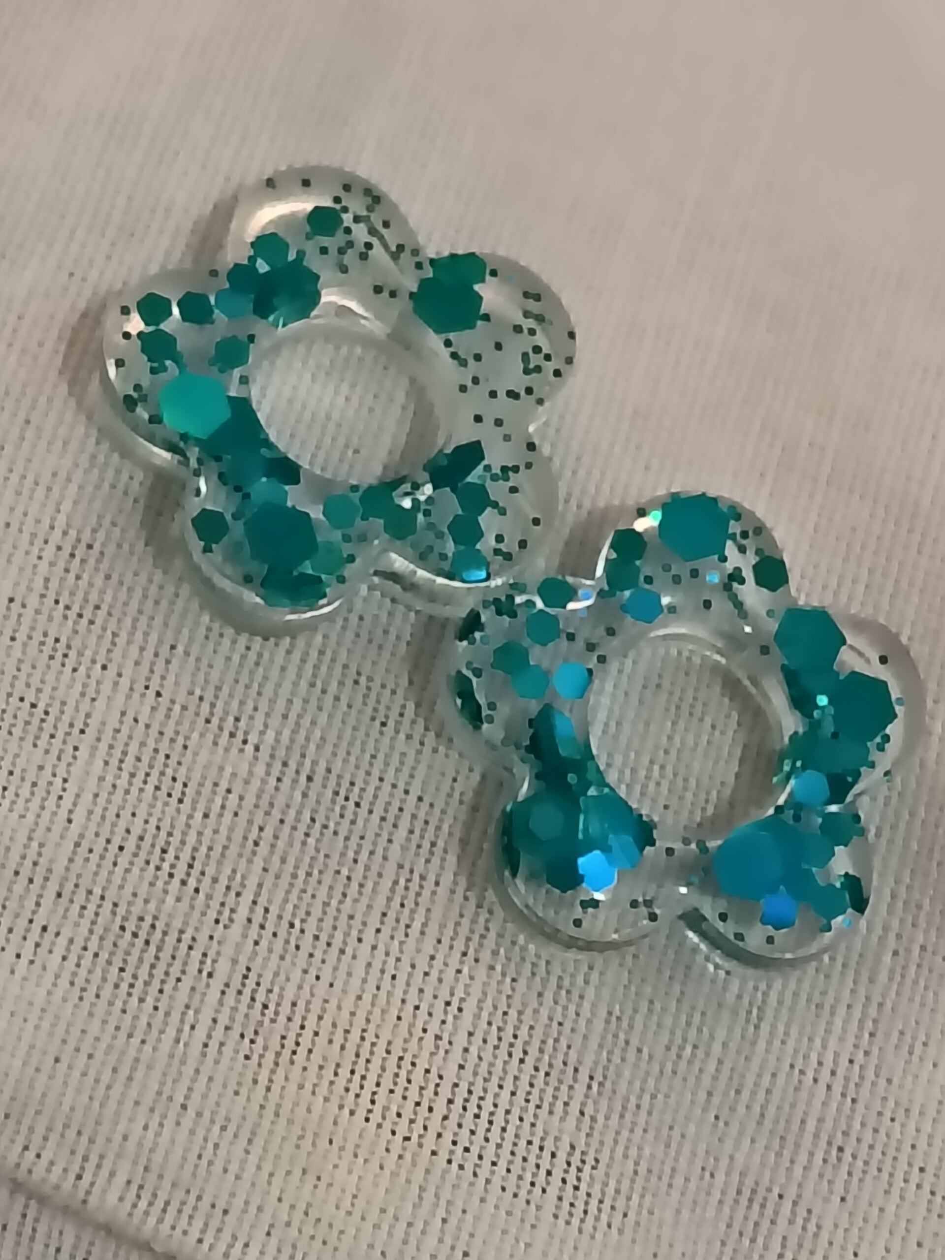 🌺 Pampilles paillettes bleue🌺