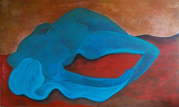 LA FEMME CONTEMPLATIVE  ( collection privée )