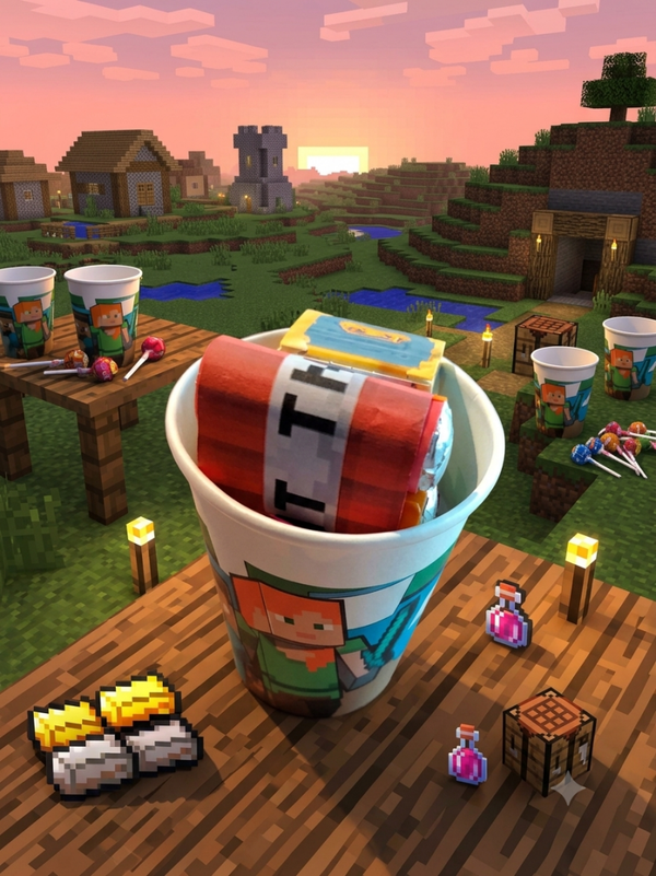 minicraft beker traktatie