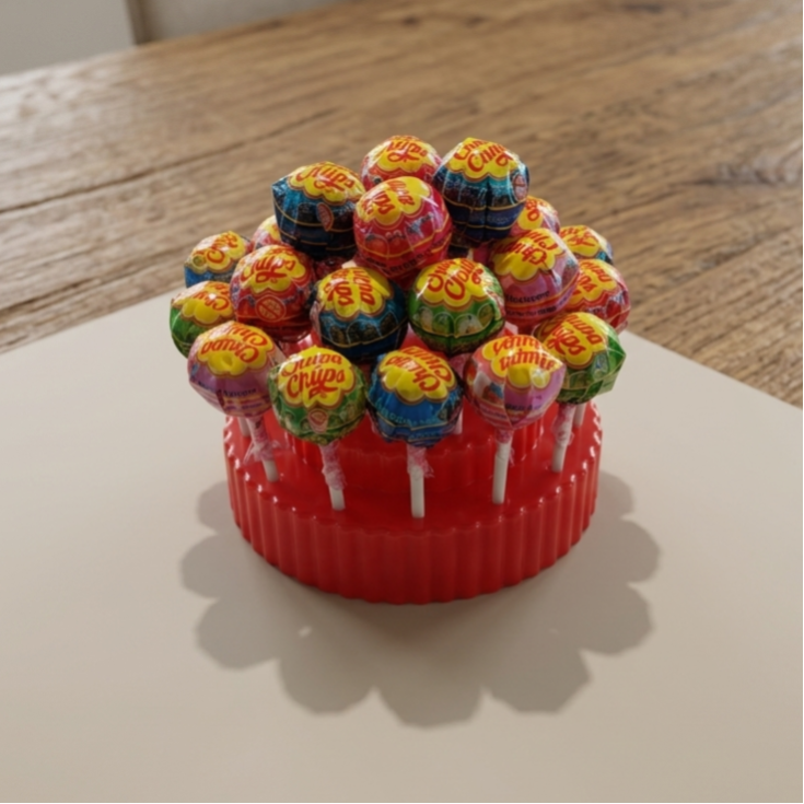 Chupa Chups Party Cake xxl met 25 Chupa Chups lolly's mix