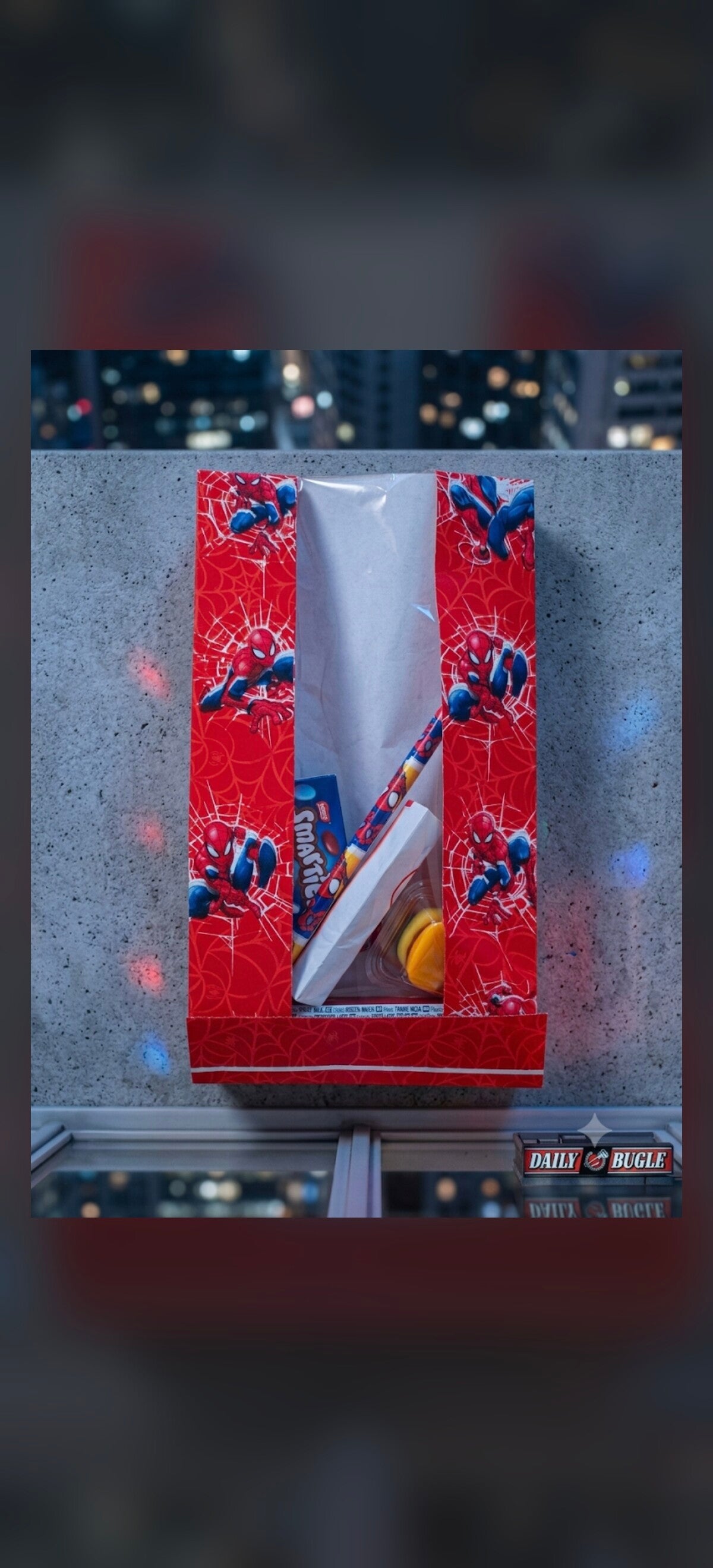 traktatie zakje Spiderman