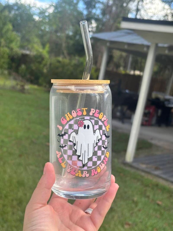 I Ghost People Glass 16oz