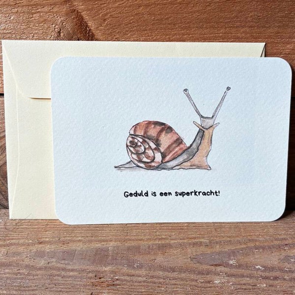 A6 Kaart Geduld is een superkracht