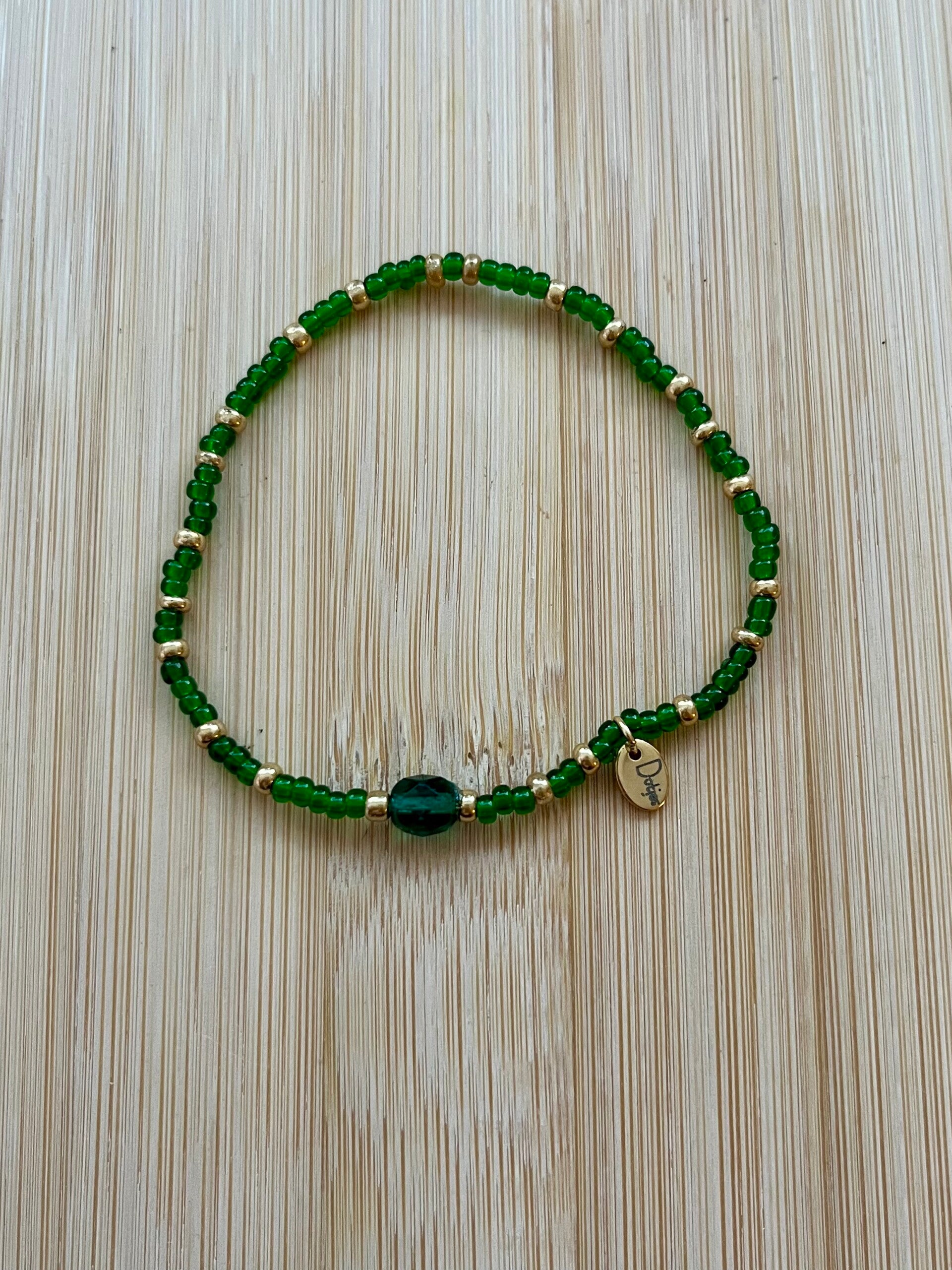 Kralenarmband Fijn Kraal groen