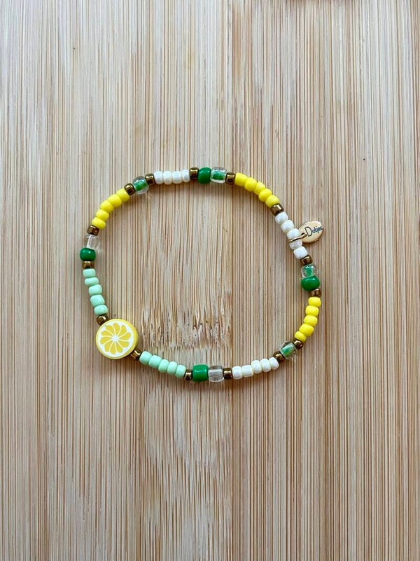 Kralenarmband Fijn Citroen