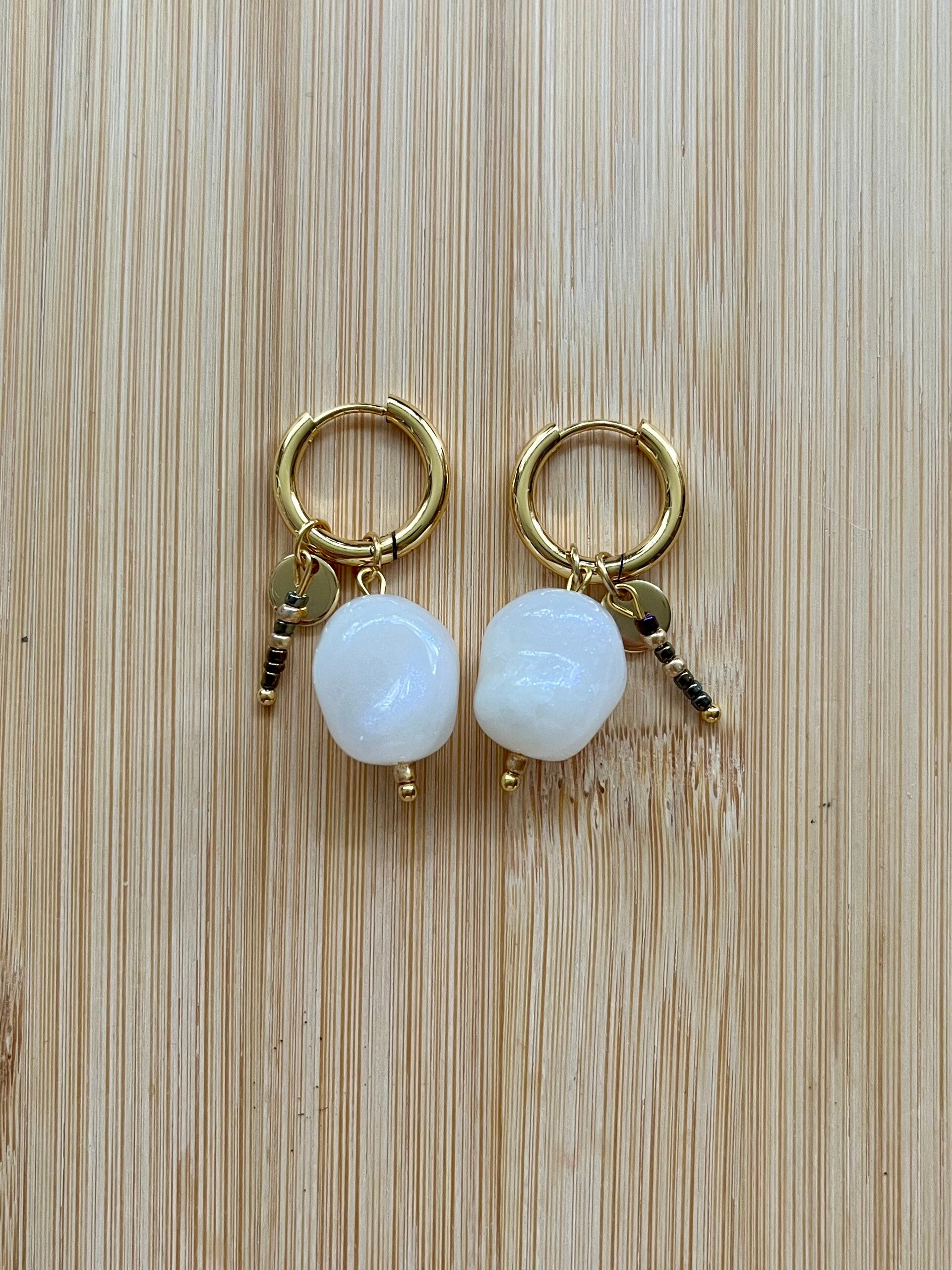 Oorring Steen Parelmoer