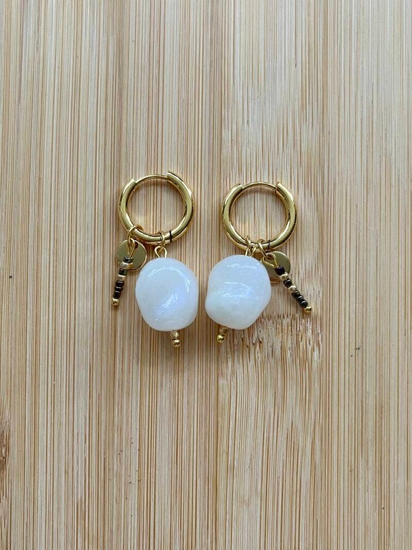 Oorring Steen Parelmoer