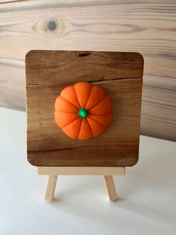 Tegel Hout Pompoen Oranje XL