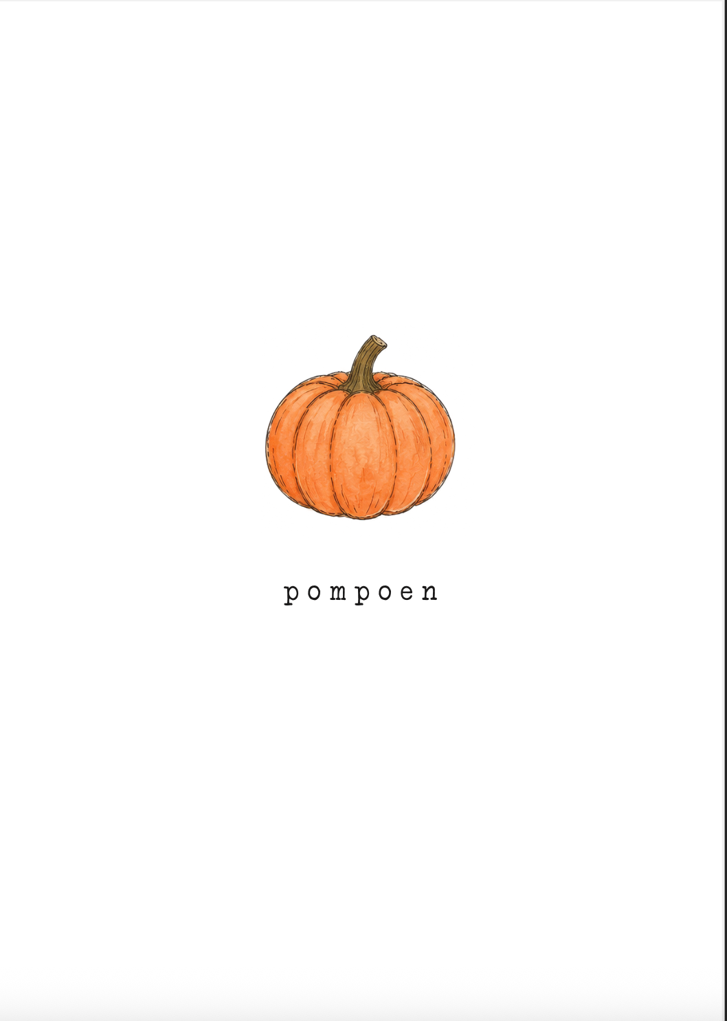 Kaart Pompoen
