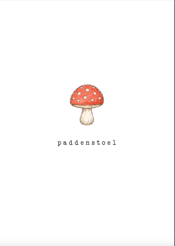Kaart Paddenstoel